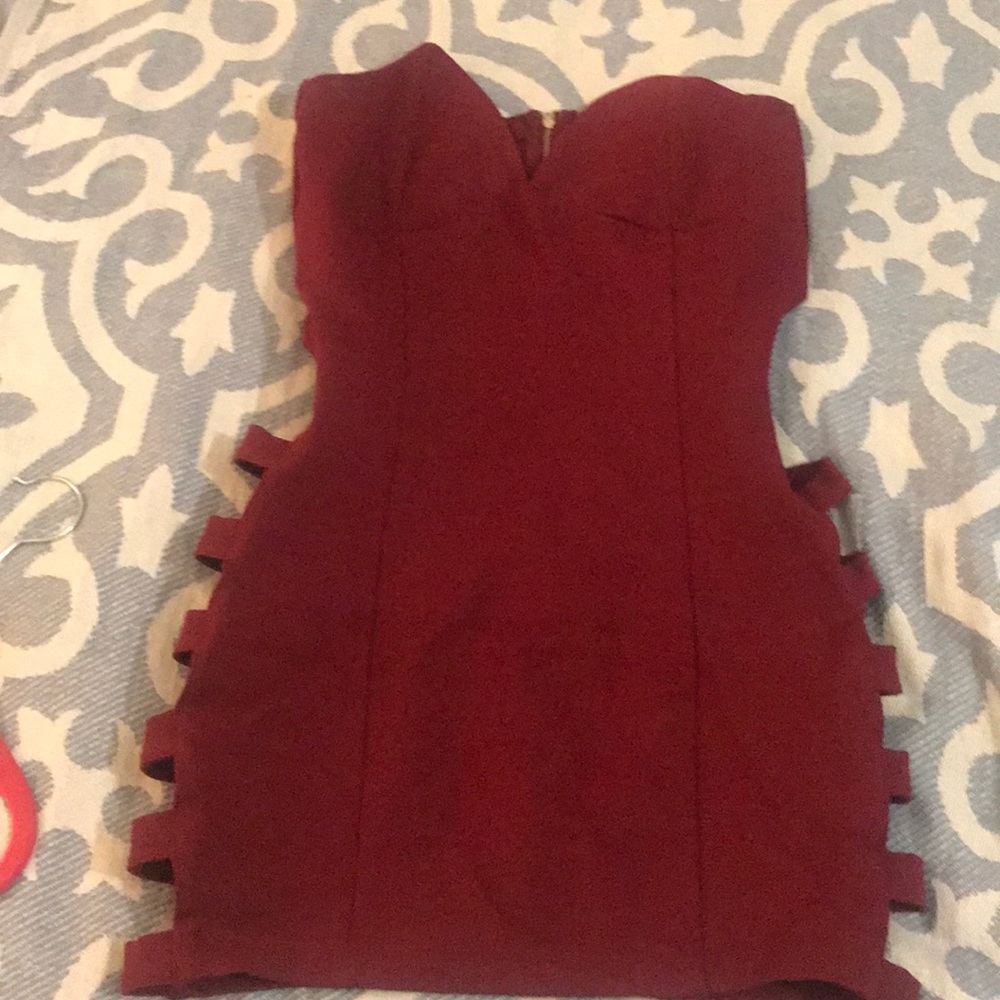 Fitted mini dress